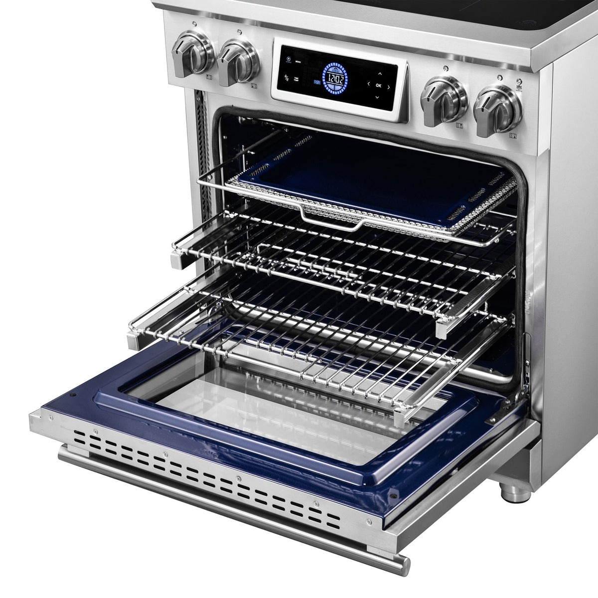 Forno Maximus 30-Inch Induction Range FFSIN0968-30 – Stainless Steel – Induction Range FFSIN0968 30 V1 6 Oven Racks 2025 05 05