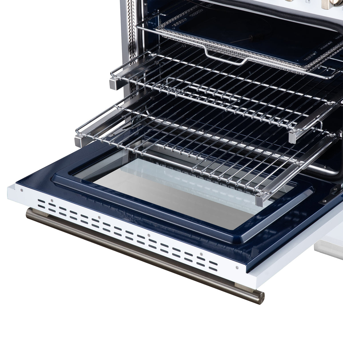 Forno Maximus 36-Inch Induction Range FFSIN0968-36 – White – Induction Range FFSIN0968 36WHT Racks 2026 08 17
