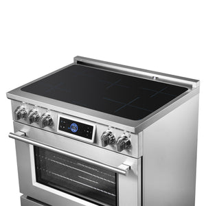 Forno Maximus 36-Inch Induction Range FFSIN0968-36 – Stainless Steel – Induction Range FFSIN0968 36 V1 13 Right Angle Cooktop 06 05 2025 20