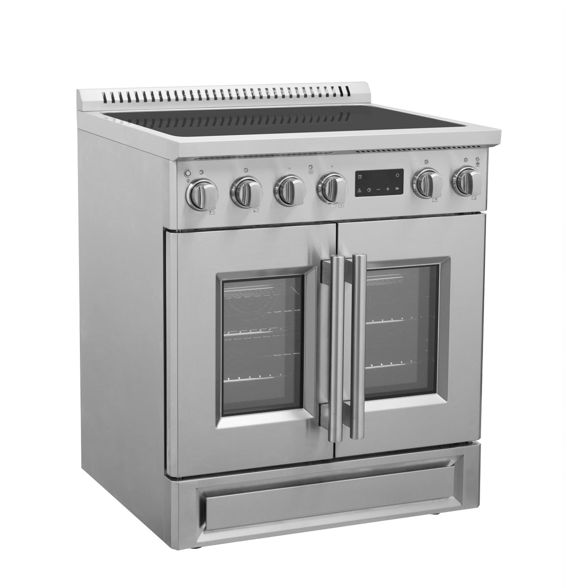 Forno Torino 30-Inch Induction Range FFSIN0950-30 – Stainless Steel – Induction range FFSIN0950 30 Left Angle 2025 06 03