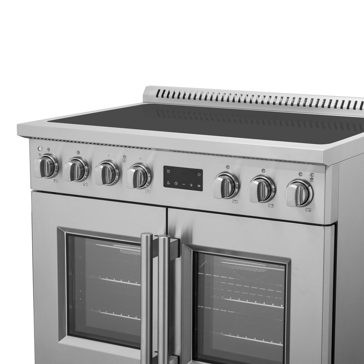 Forno Torino 36-Inch Induction Range FFSIN0950-36 – Stainless Steel – Induction range FFSIN0950 36 Control Panel Right Angle 2025 06 04