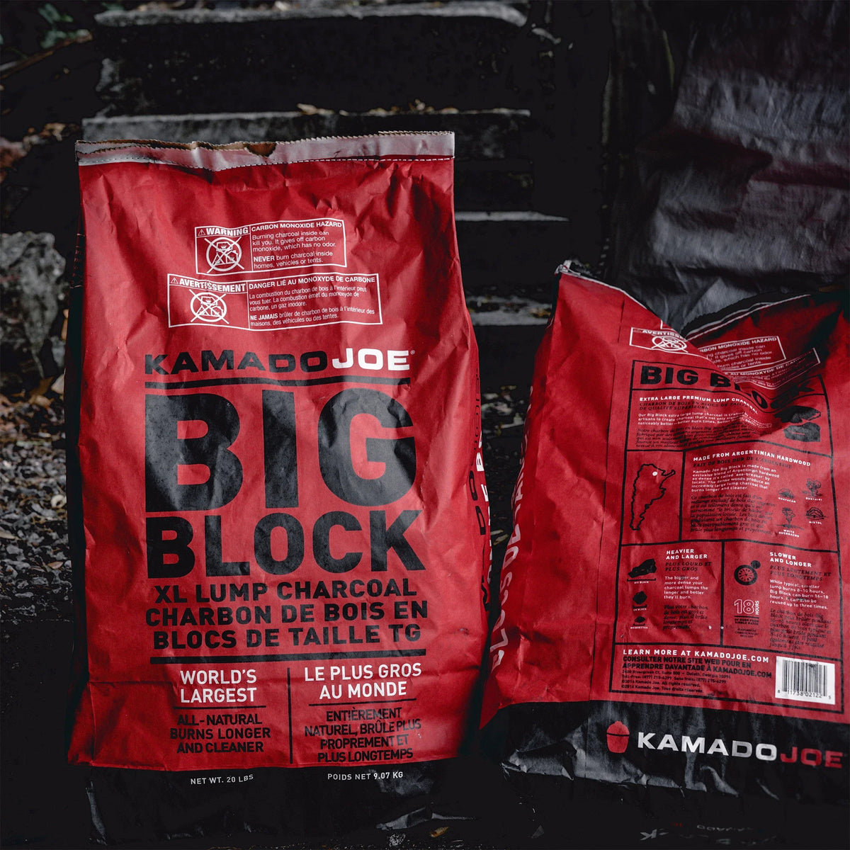 Kamado Joe Big Block XL natural hardwood charcoal