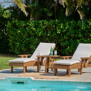 Luxcraft Lounge Chairs beside a swimming pool