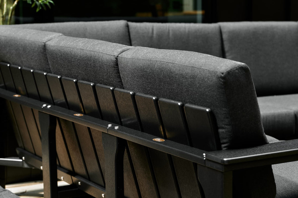 Luxcraft Rear frame and cushion detail of the Lanai sectional