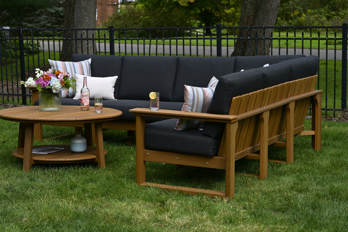 Luxcraft Lanai sectional in a garden seating arrangement