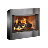 Majestic Villawood outdoor wood firebox feature overview