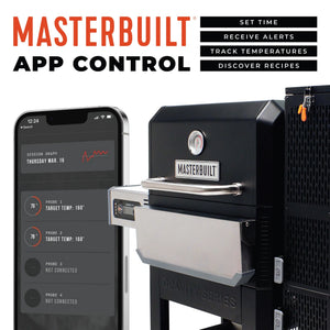 Masterbuilt app controlling Gravity Series 800 charcoal grill