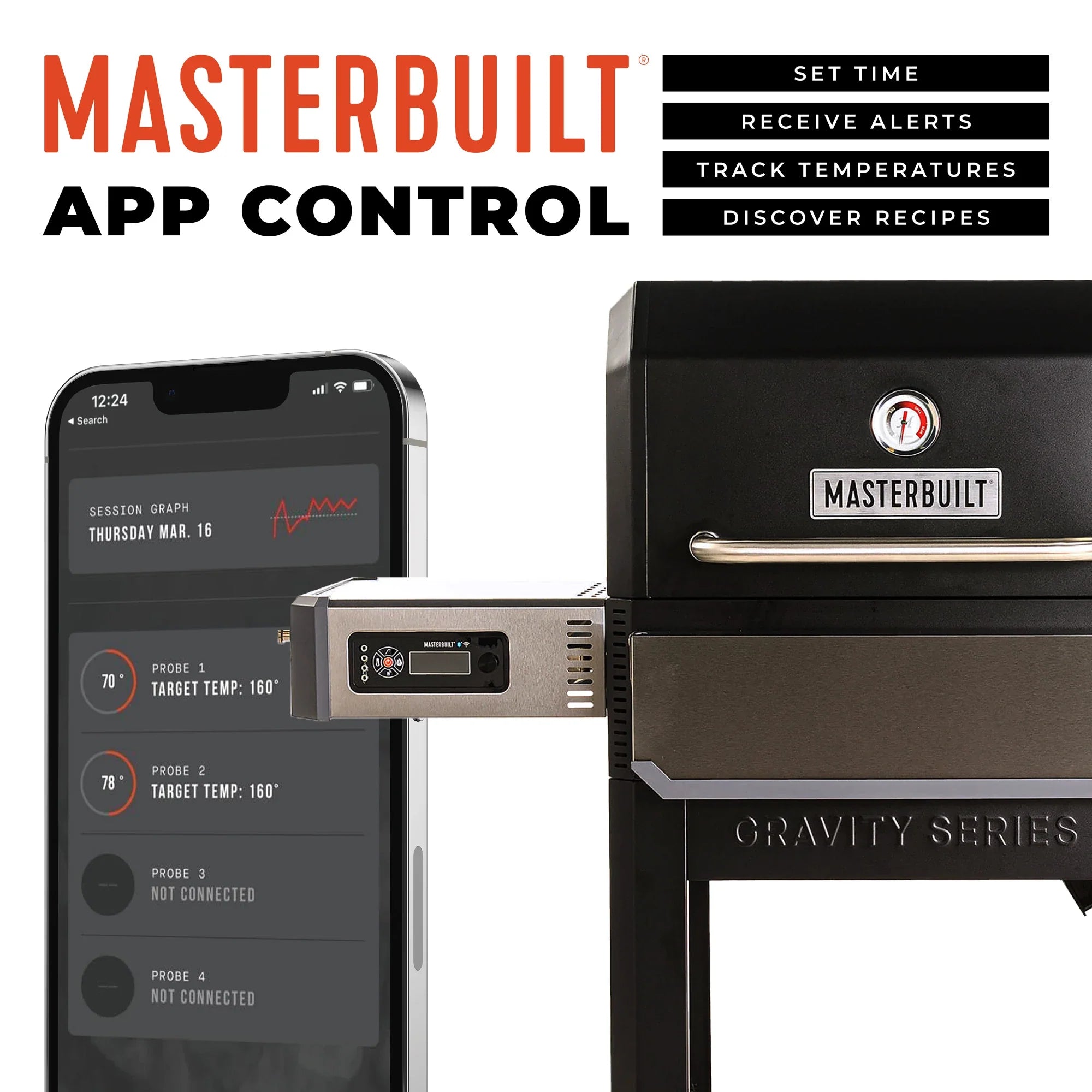 Gravity Series 1050 digital charcoal control and hopper system