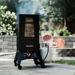 Masterbuilt 40-Inch ThermoTemp XL Propane Smoker in use