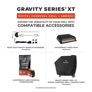 Compatible accessories for Masterbuilt Gravity Series XT Digital Charcoal Grill & Smoker