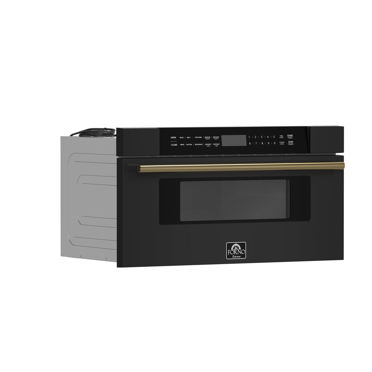 Forno Capoliveri 30-Inch Microwave Drawer FMWDR3000-30 – Black – Microwave FMWDR3000 30BLK 2024 09 Angle