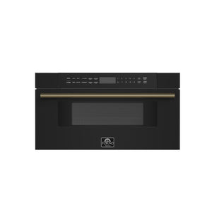 Forno Capoliveri 30-Inch Microwave Drawer FMWDR3000-30 – Black – Microwave FMWDR3000 30BLK 2024 09 Front