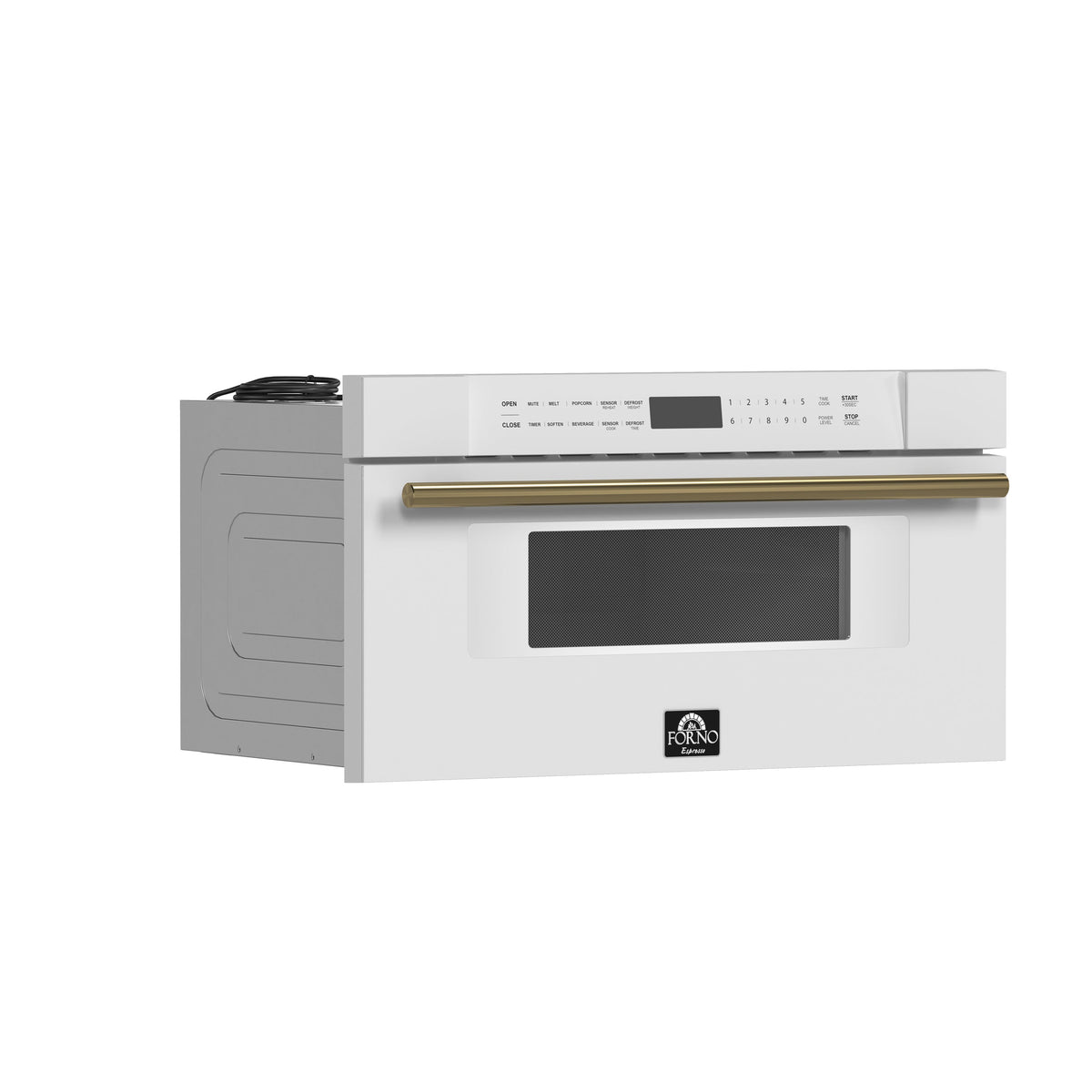 Forno Capoliveri 30-Inch Microwave Drawer FMWDR3000-30 – White – Microwave FMWDR3000 30WHT 2024 09 Angle