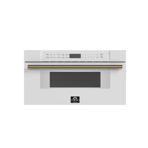 Forno Capoliveri 30-Inch Microwave Drawer FMWDR3000-30 – White – Microwave FMWDR3000 30WHT 2024 09 Front