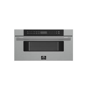 Forno Capoliveri 30-Inch Microwave Drawer FMWDR3000-30 – Stainless Steel – Microwave FMWDR3000 30 2024 09 Front
