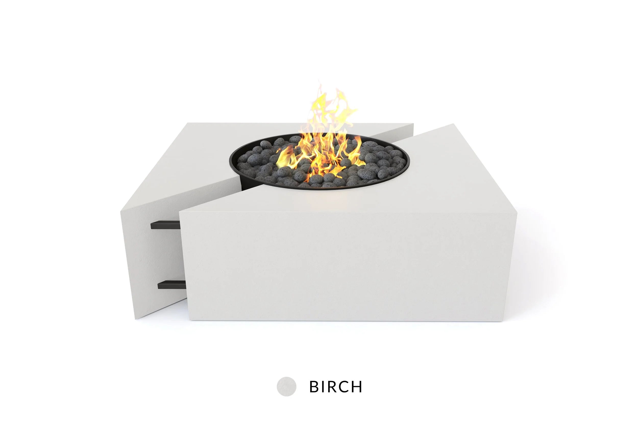 Studio Nisho Chaos 48" Concrete Gas or Propane Fire Pit