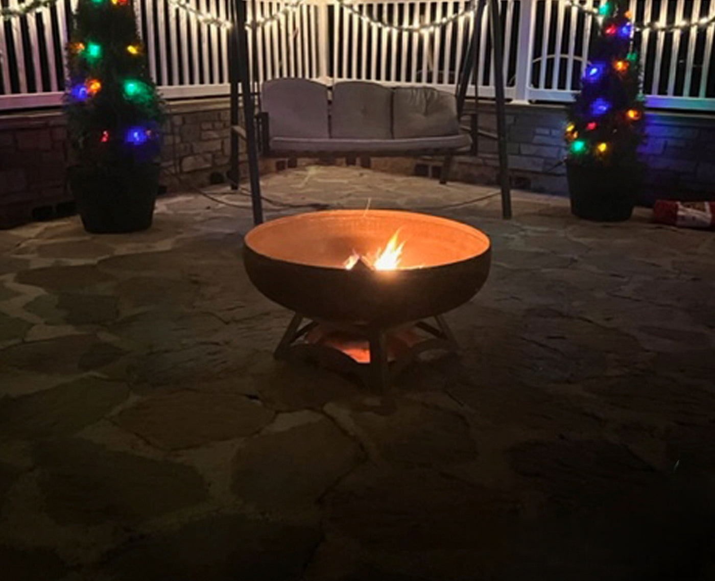 Liberty Fire Pit with Hollow Base outdoor wood burning fire feature