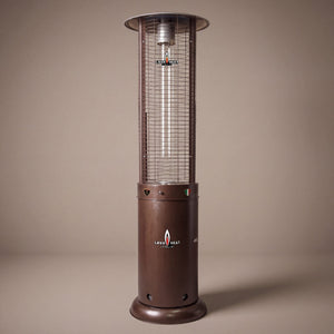 Lava Heat Italia Opus patio heater in Heritage Bronze - product view