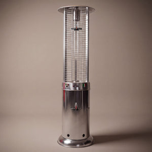Lava Heat Italia Opus Lite patio heater in Stainless Steel - product view