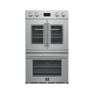 Forno Asti 30-Inch Double Wall Oven FBOEL1340-30 – Stainless Steel – Oven FBOEL1340 30 V2 Front