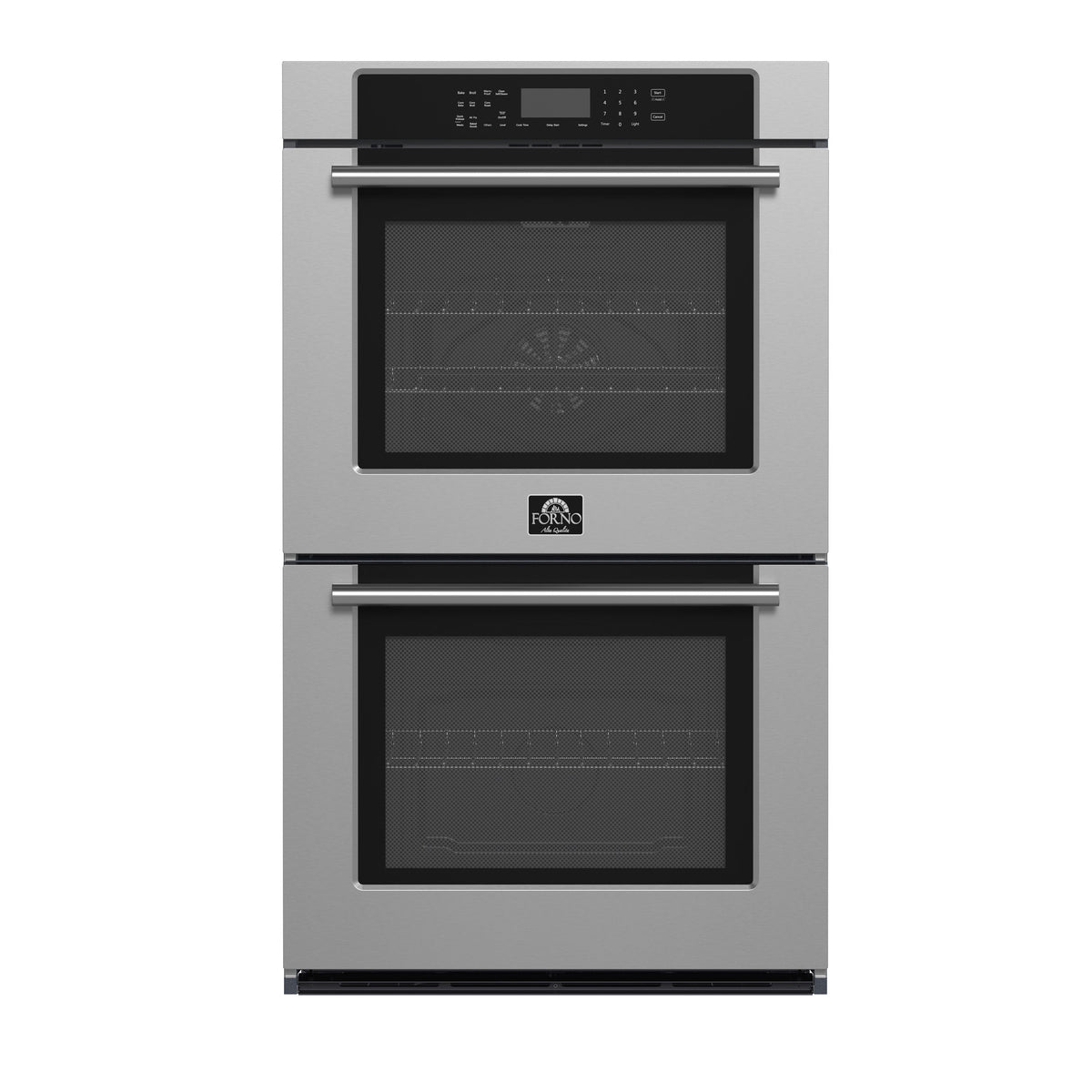Forno Villarosa 30-Inch Double Wall Oven FBOEL1365-30 – Stainless Steel – Oven FBOEL1365 30 V2 Front