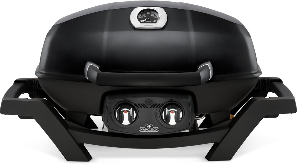 Napoleon TravelQ PRO285 Natural Gas Grill - Black - Napoleon portable outdoor grill product and lifestyle image