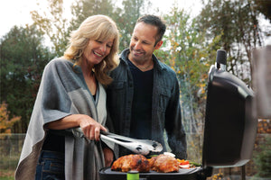 Napoleon TravelQ PRO285E Portable Electric Grill - Black - Napoleon portable outdoor grill product and lifestyle image
