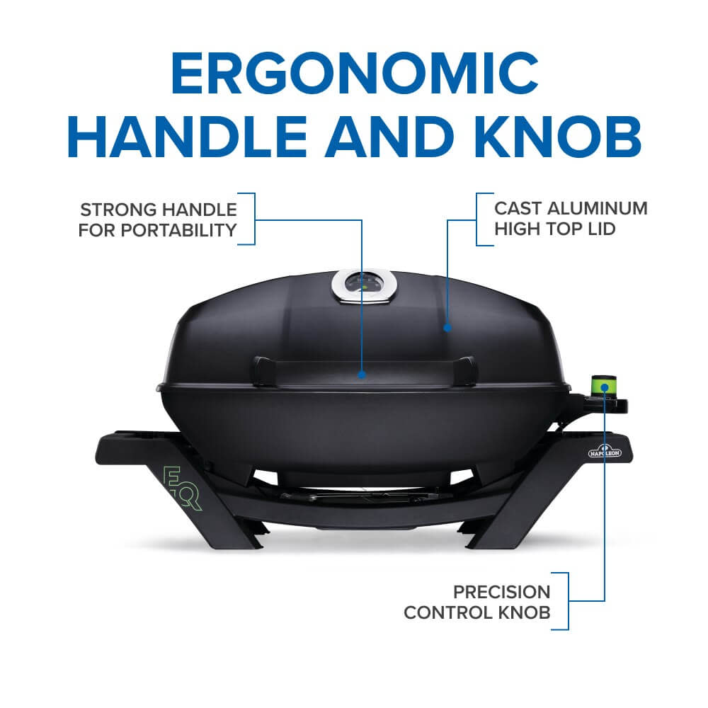 Napoleon TravelQ PRO285E Portable Electric Grill - Black - Napoleon portable outdoor grill product and lifestyle image