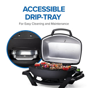 Napoleon TravelQ PRO285E Portable Electric Grill - Black - Napoleon portable outdoor grill product and lifestyle image
