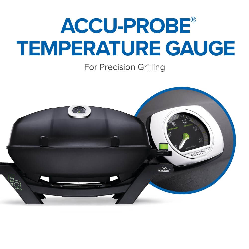 Napoleon TravelQ PRO285E Portable Electric Grill - Black - Napoleon portable outdoor grill product and lifestyle image