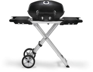 Napoleon TravelQ PRO285X Propane Grill with Scissor Cart - Napoleon portable outdoor grill product and lifestyle image