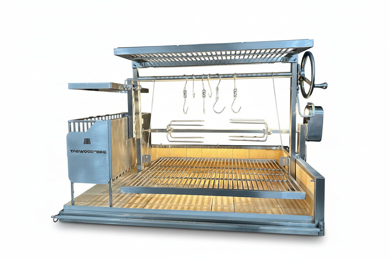 Tagwood BBQ BBQ50SS PRO 39 inch rotisserie kit in 304 stainless steel