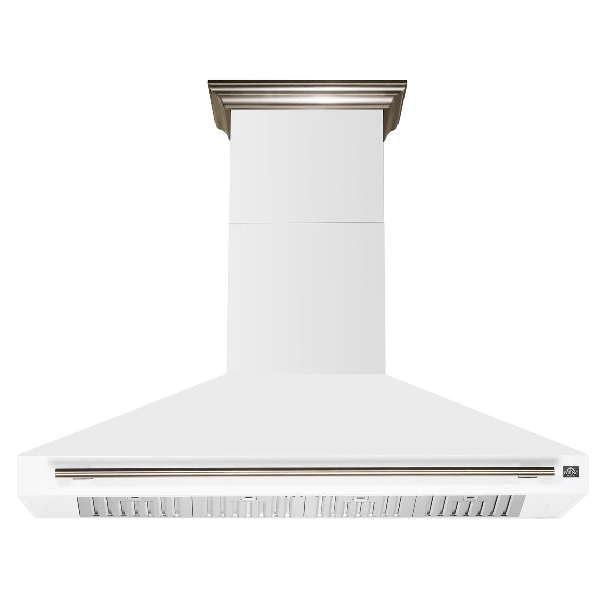 Forno Aria 60-Inch Range Hood FRHWM5095-60 – White – Range Hood FRHWM5095 60WHT Front V2 2025 06 04
