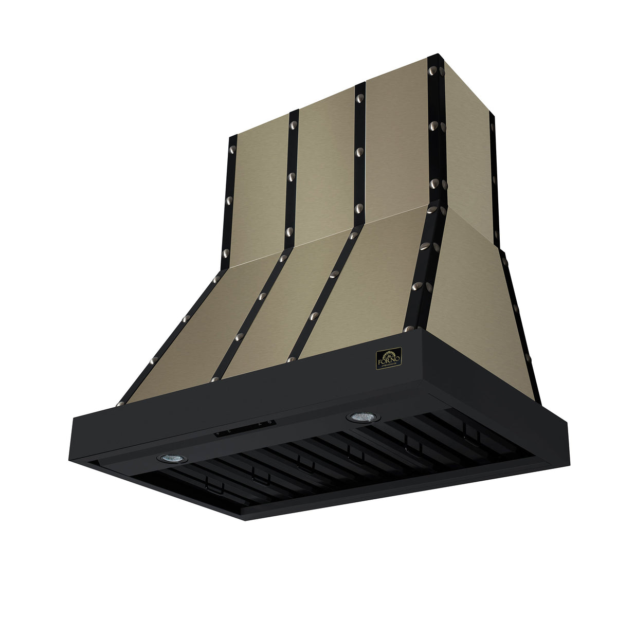 Forno Ambassador 36-Inch Range Hood FRHWM5099-36CPBLK – Black – Range Hood FRHWM5099 36CPBLK Right Angle 2026 05 04