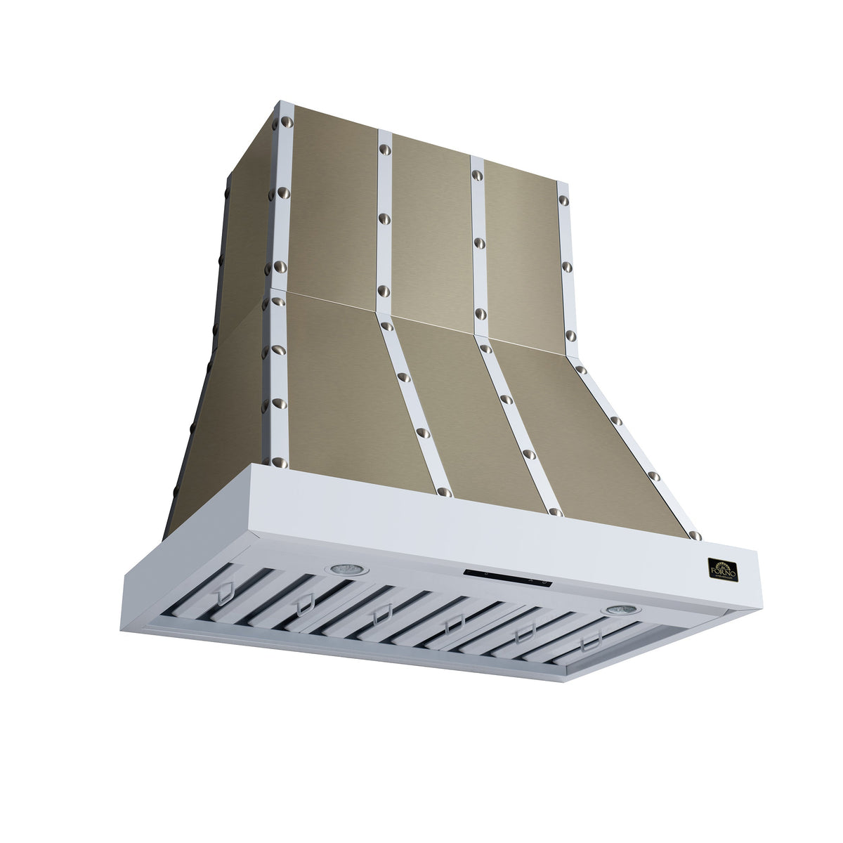 Forno Ambassador 36-Inch Range Hood FRHWM5099-36CPWHT – White – Range Hood FRHWM5099 36CPWHT Left Angle 2026 05 04