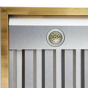 Forno Vittorio 36-Inch Range Hood FRHWM5078-36 – White – RangeHood FRHWM5078 36WHT LED lights