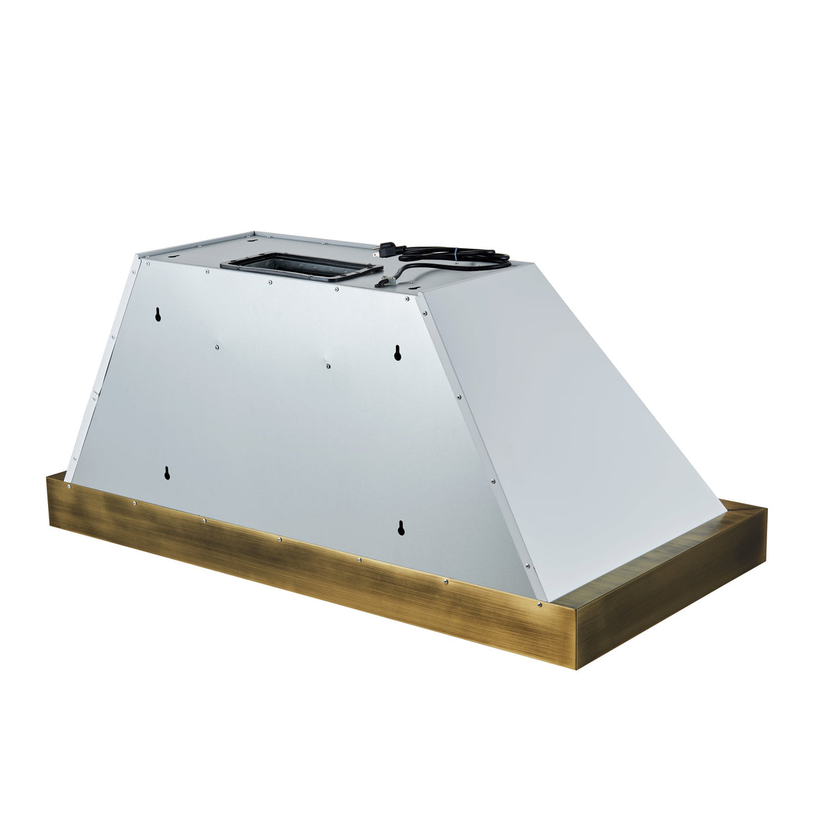 Forno Vittorio 48-Inch Range Hood FRHWM5078-48 – White – RangeHood FRHWM5078 48WHT Back Left Angle