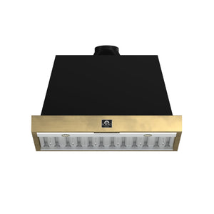 Forno Vittorio 36-Inch Range Hood FRHWM5078-36 – Black – Range FRHWM5078 36BLK 2024 12 Front
