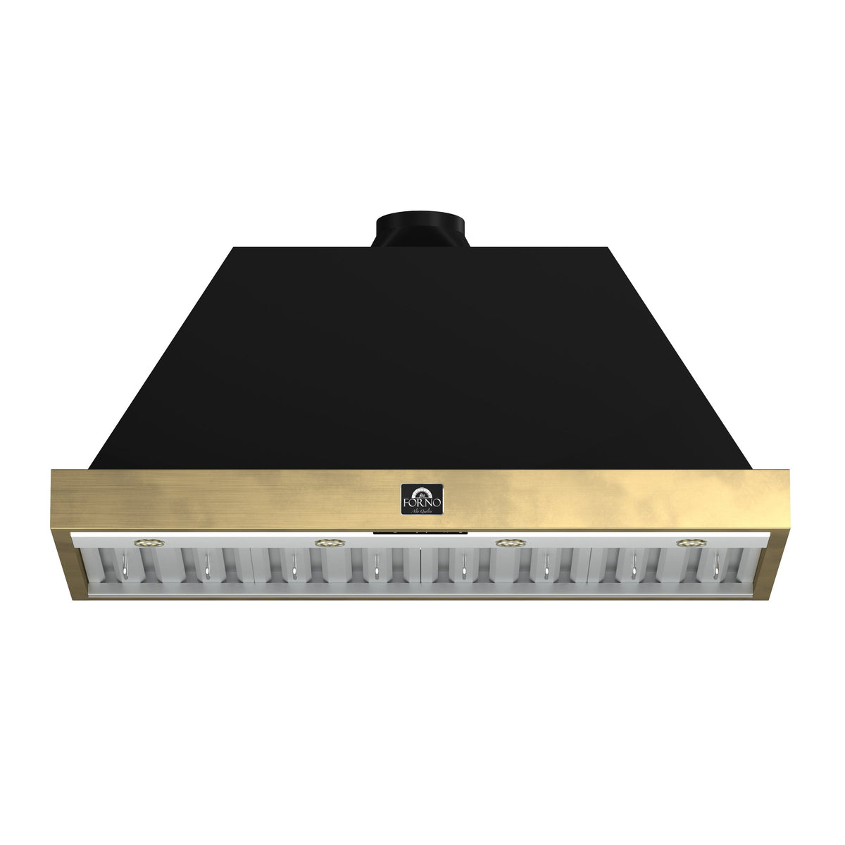 Forno Vittorio 48-Inch Range Hood FRHWM5078-48 – Black – Range FRHWM5078 48BLK 2024 12 Front
