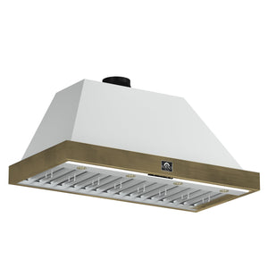 Forno Vittorio 48-Inch Range Hood FRHWM5078-48 – White – Range FRHWM5078 48WHT 2024 12 Angle