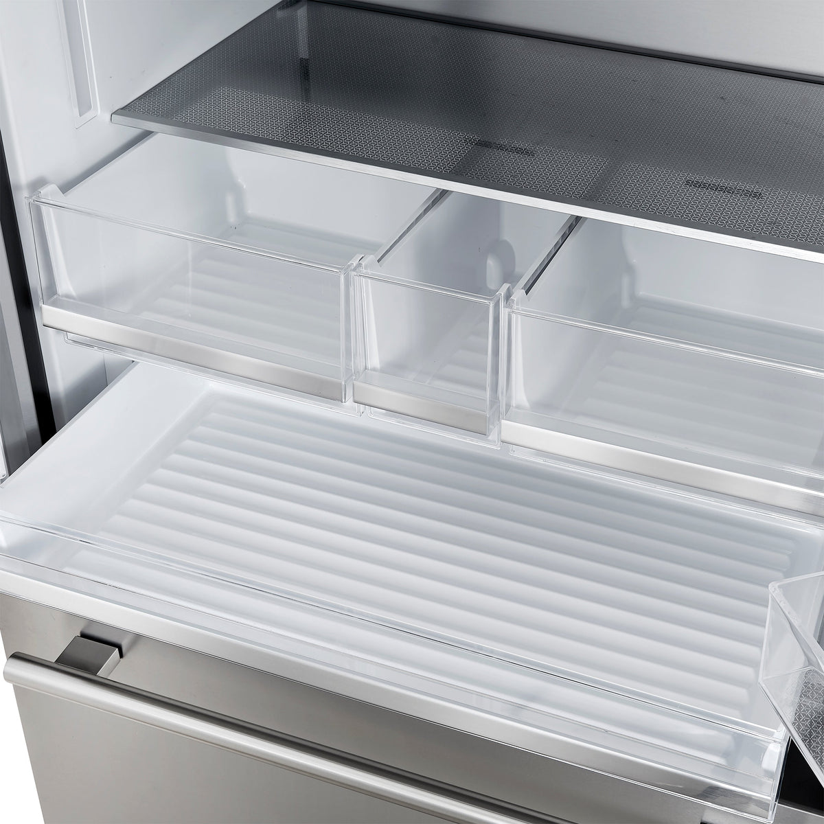 Forno Aosta 36-Inch French Door Refrigerator FFFFD1866-36SB – Stainless Steel – Referigerator FFFFD1866 36SB 2024 11 Crispers