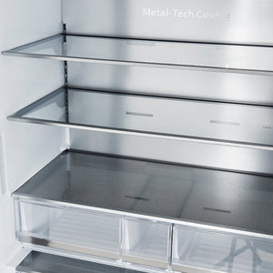 Forno Aosta 36-Inch French Door Refrigerator FFFFD1866-36SB – Stainless Steel – Referigerator FFFFD1866 36SB 2024 11 Shelves