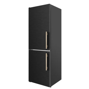 Forno Custodia 24-Inch Bottom Freezer Refrigerator FFFFD1766-24BLK-LS – Stainless Steel – Refrigerator FFFFD1766 24BLK LS Right Angle 2026 01 13