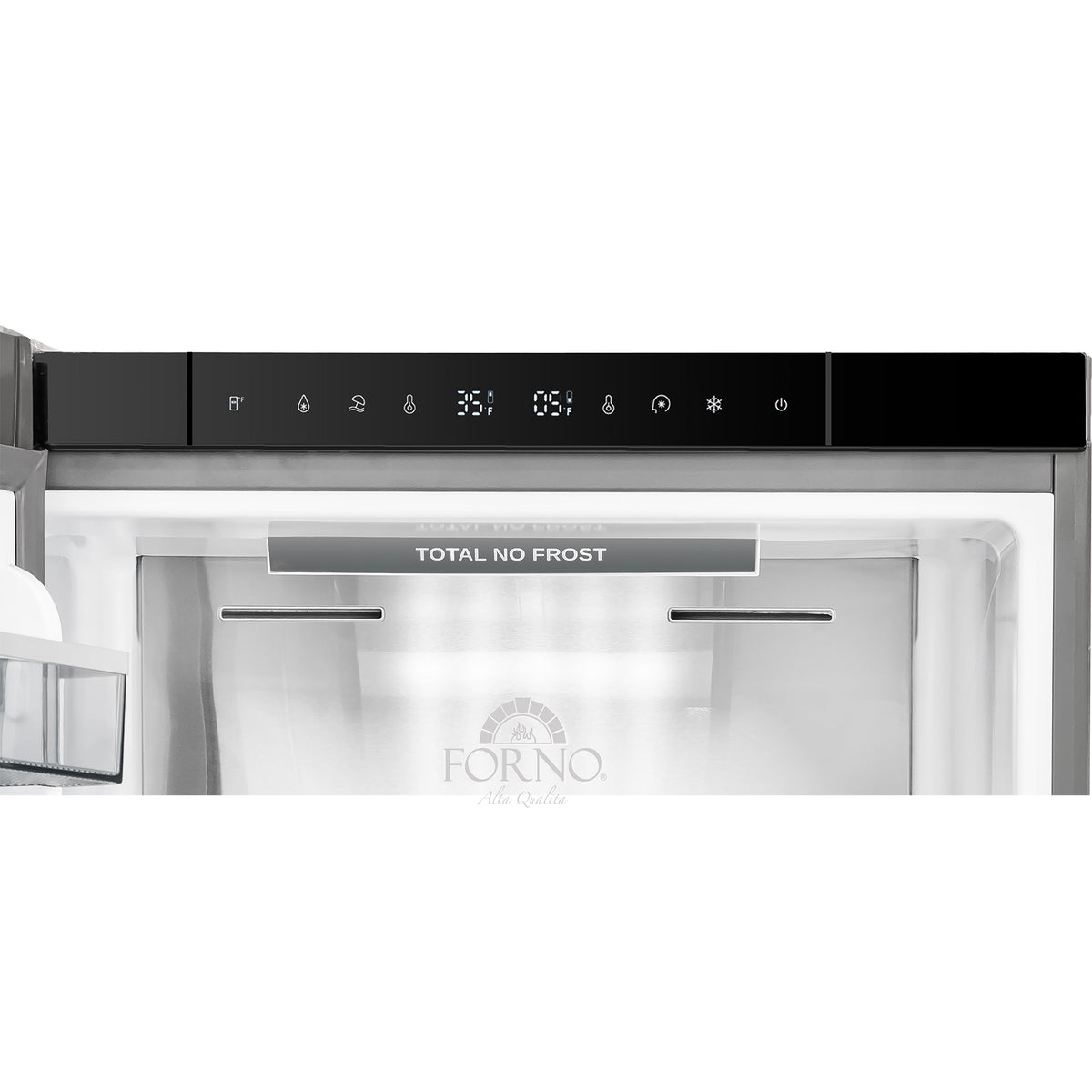 Forno Custodia 24-Inch Bottom Freezer Refrigerator FFFFD1766-24LS – Stainless Steel – Refrigerator FFFFD1766 24LS FFFFD1766 48S Control Panel 2026 01 13