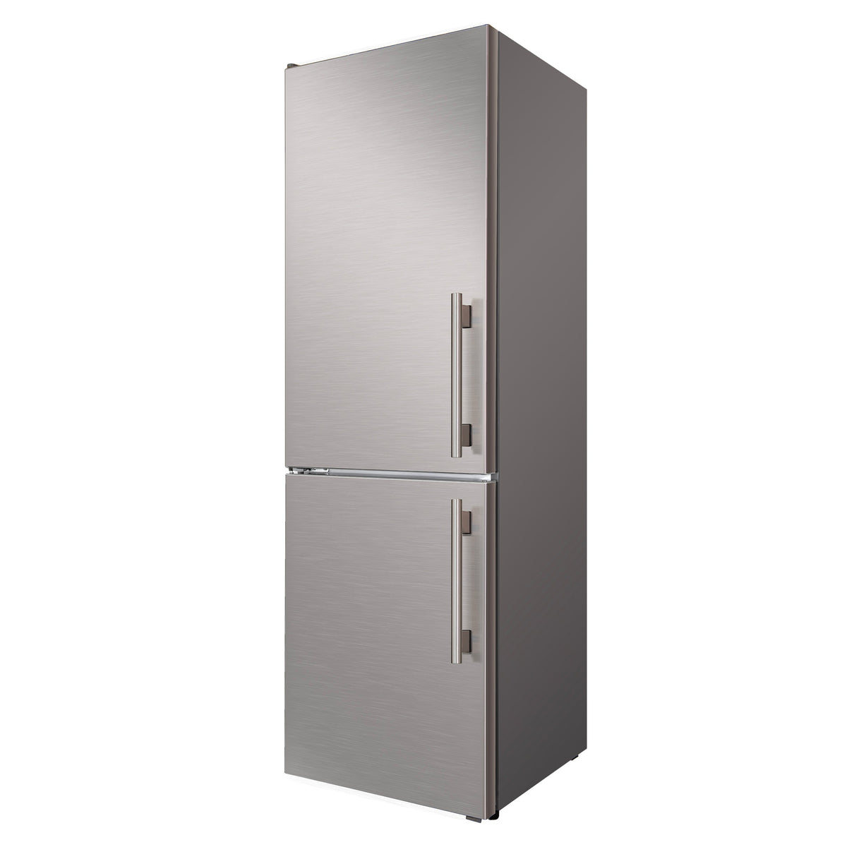 Forno Custodia 24-Inch Bottom Freezer Refrigerator FFFFD1766-24LS – Stainless Steel – Refrigerator FFFFD1766 24LS Right Angle 2026 01 13