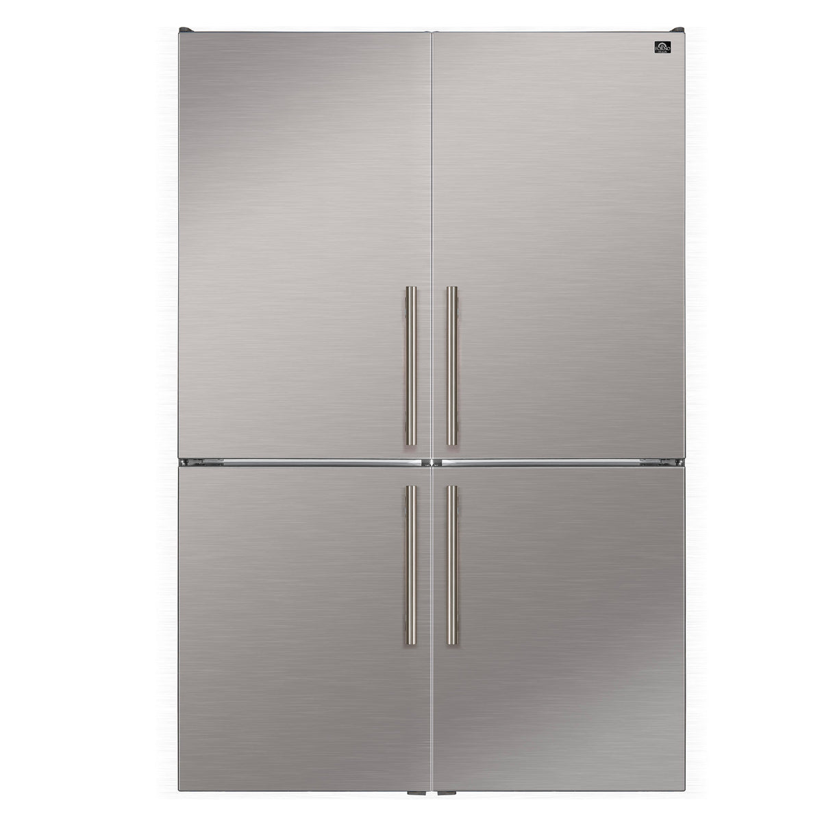 Forno Custodia 48-Inch Bottom Freezer Refrigerator FFFFD1766-48 – Stainless Steel – Refrigerator FFFFD1766 48 Front 2026 01 13