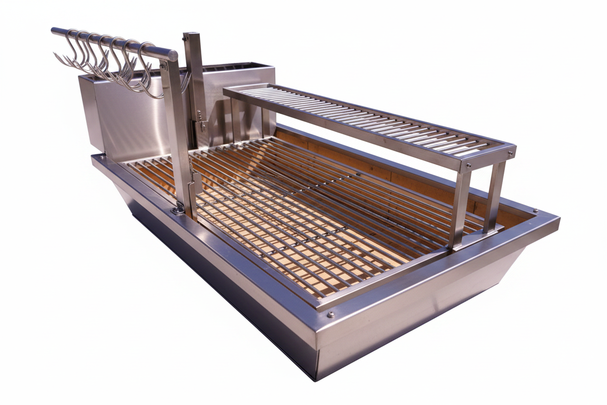 Tagwood BBQ BBQ52SS warming rack for Santa Maria grills in 304 stainless steel