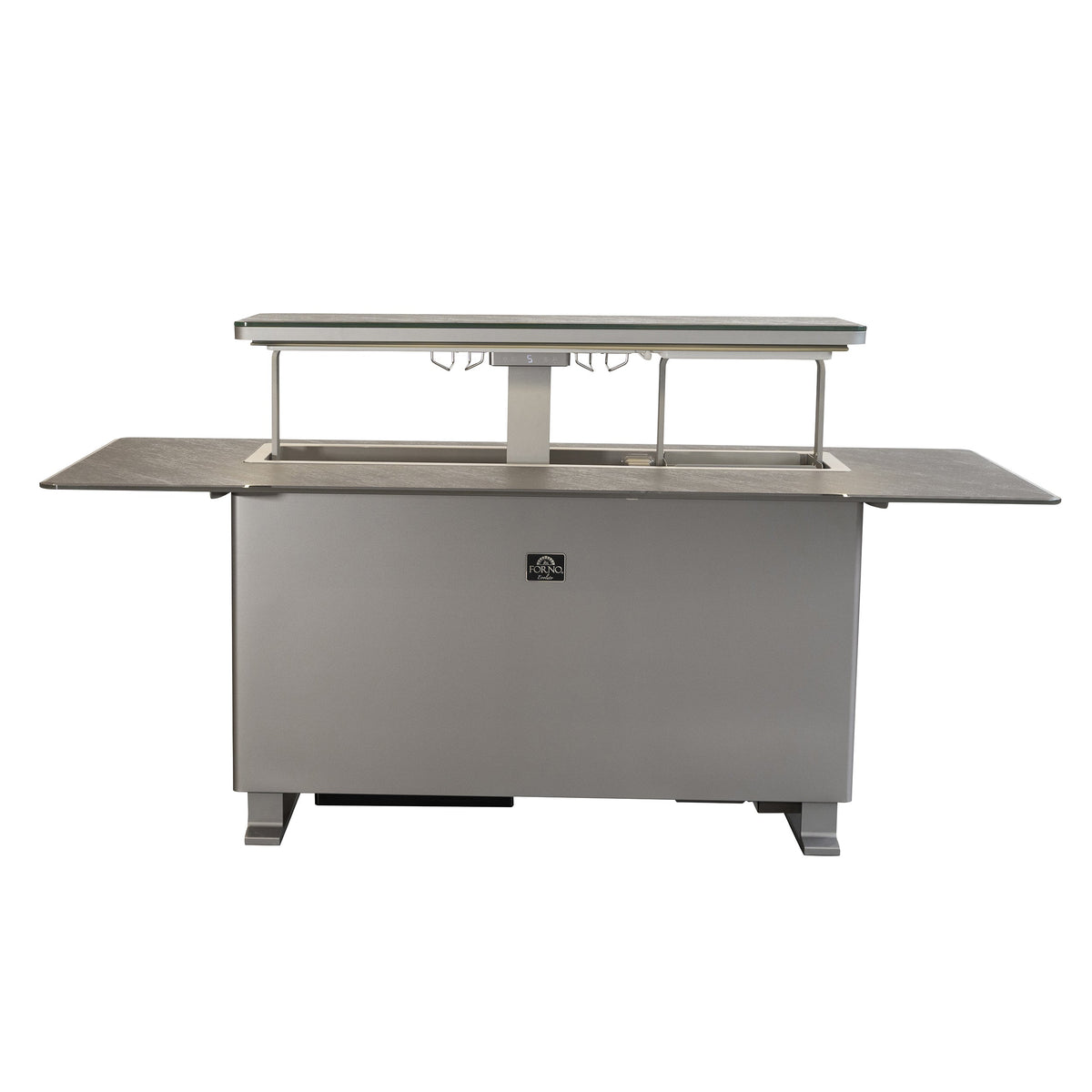 Forno Sandstone Smart Dining & Bar Table FBTFR7037-72 – Black – Smart Lift Tables FBTFR7037 72BLK Front Open 1 2026 03 03