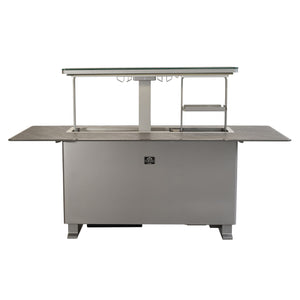 Forno Sandstone Smart Dining & Bar Table FBTFR7037-72 – Black – Smart Lift Tables FBTFR7037 72BLK Front Open 2 2026 03 03