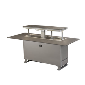 Forno Sandstone Smart Dining & Bar Table FBTFR7037-72 – Black – Smart Lift Tables FBTFR7037 72BLK Right Angle Open 1 2026 03 03